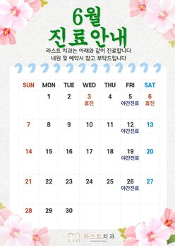 6월 진료안내